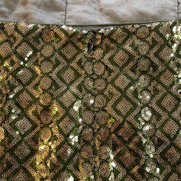 Banana Republic size 4 sequin miniskirt like NEW - Picture 4 of 5